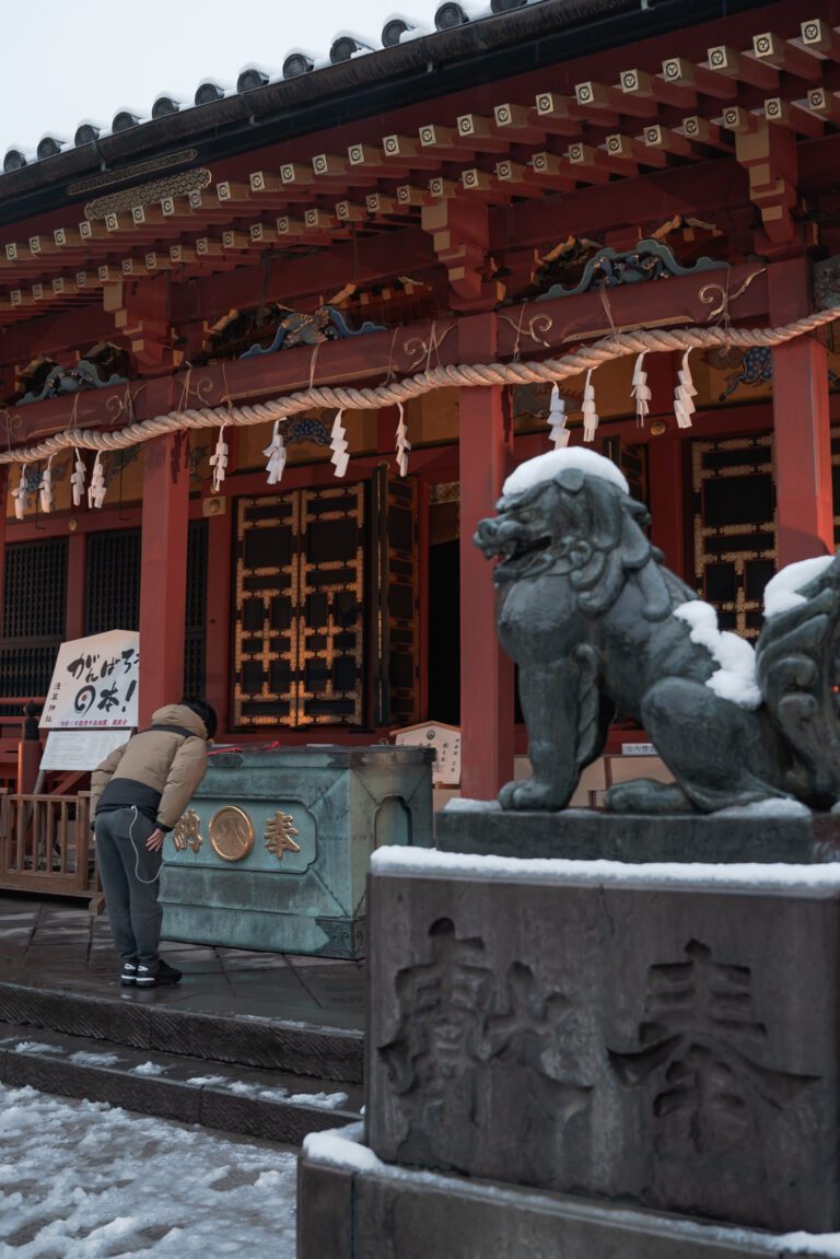 Asakusa Sanctuary under the snow