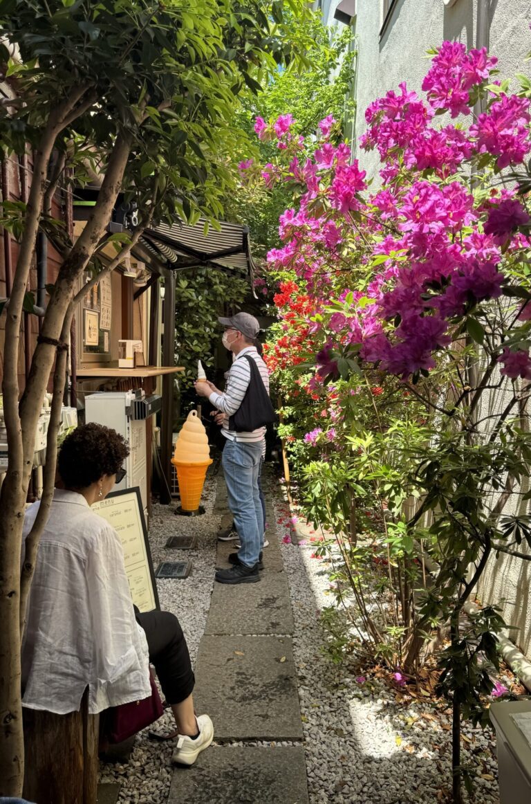Ice-cream maker in Yanaka Ginza