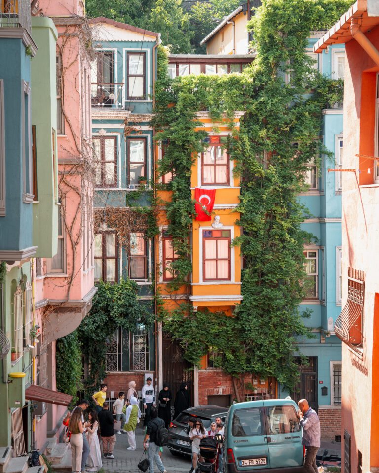 Maison coloré de Fener à Istanbul