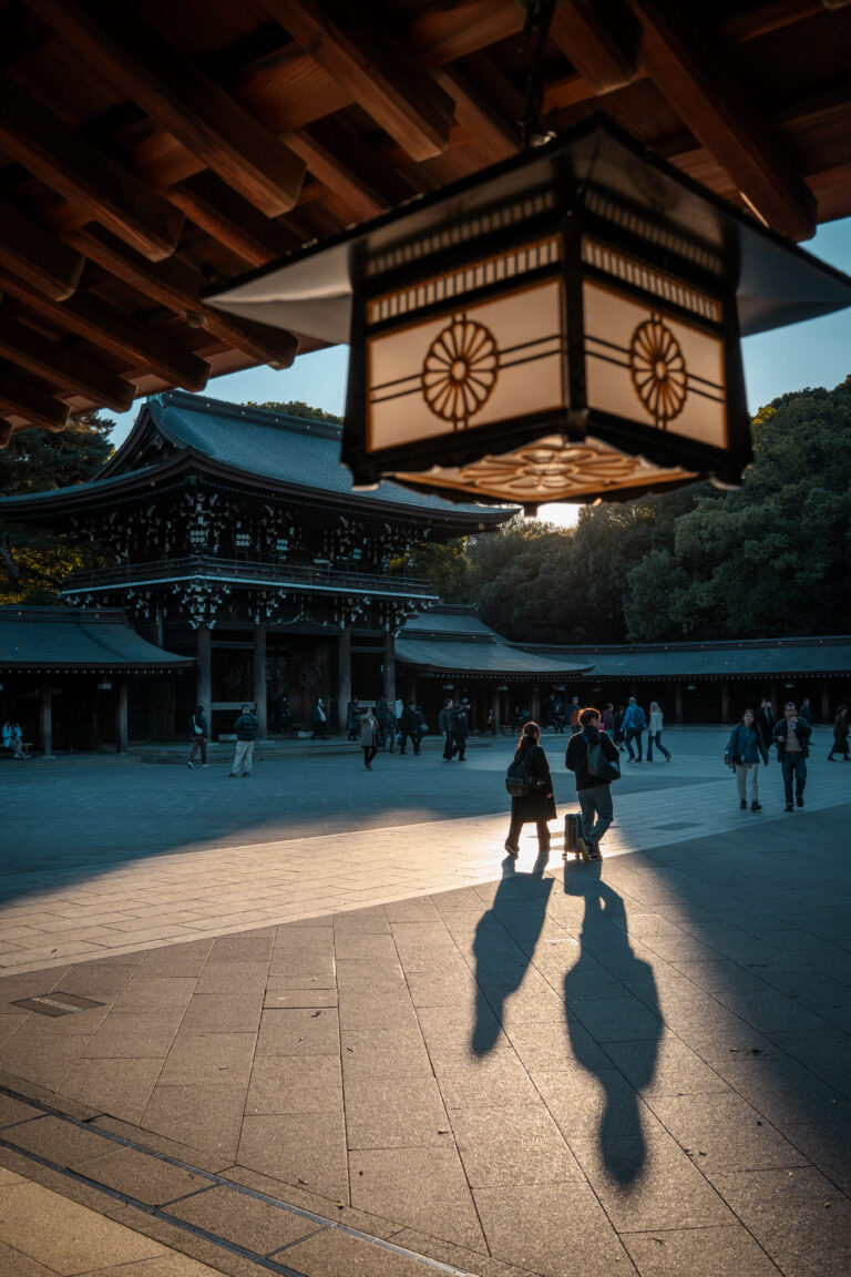 The main center of Meiji Jingu shrine in Tokyo