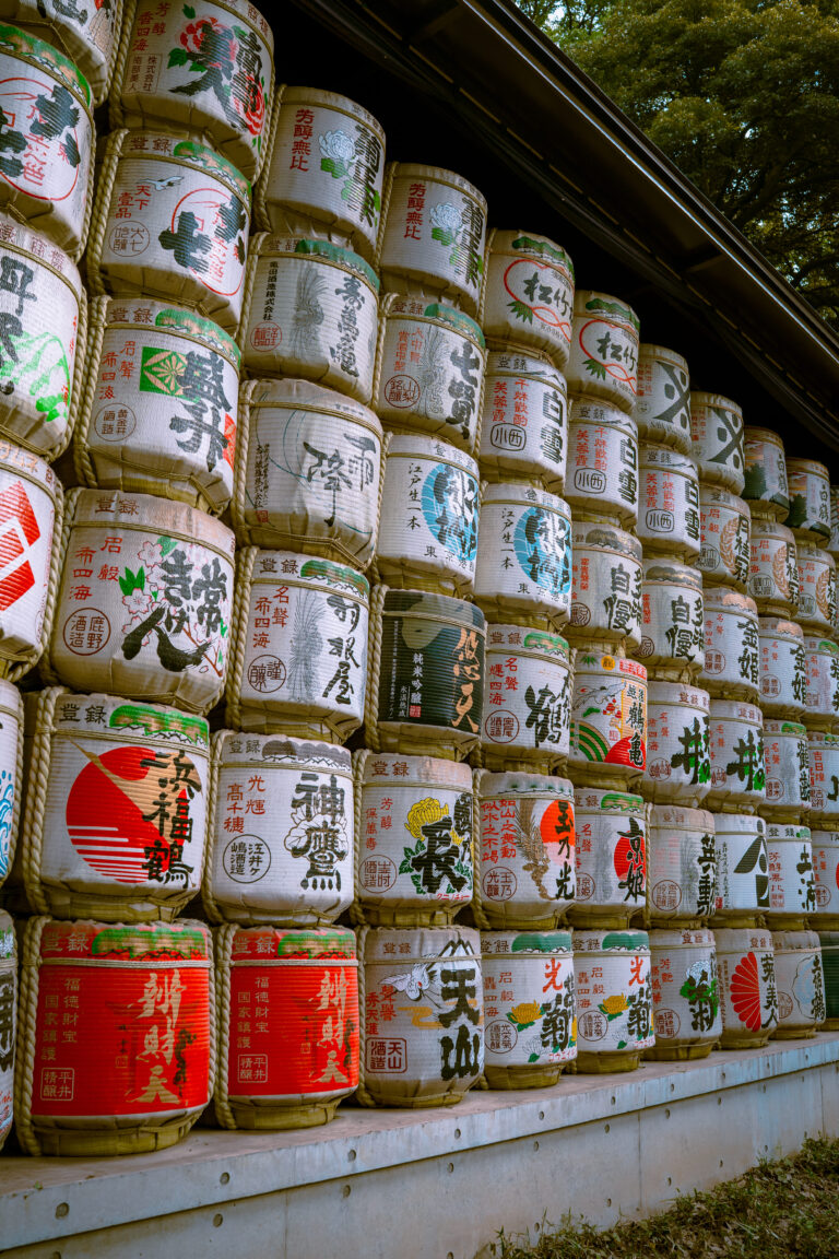 The main center of Meiji Jingu shrine in Tokyo