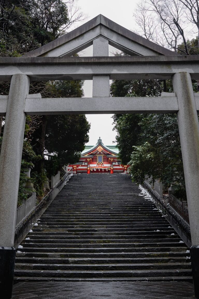 Entrance of Hie Shrine in Tokyo