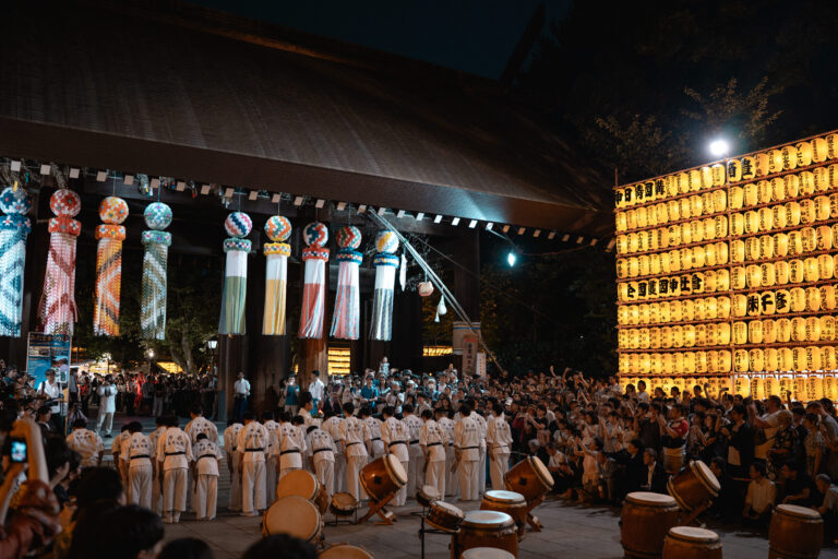 Yasukini-Jinja during Mitama Festival in July
